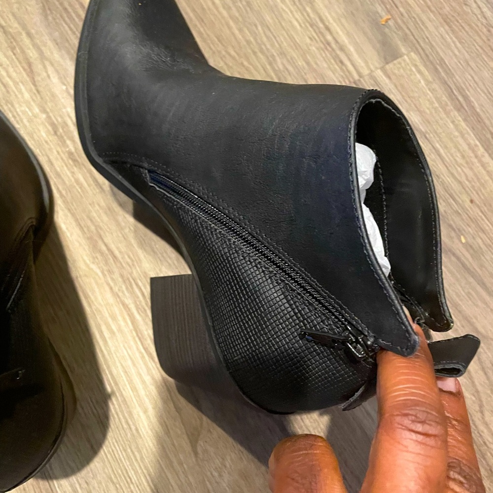 Universal Thread Black Pointed Toe Bootie - image 3